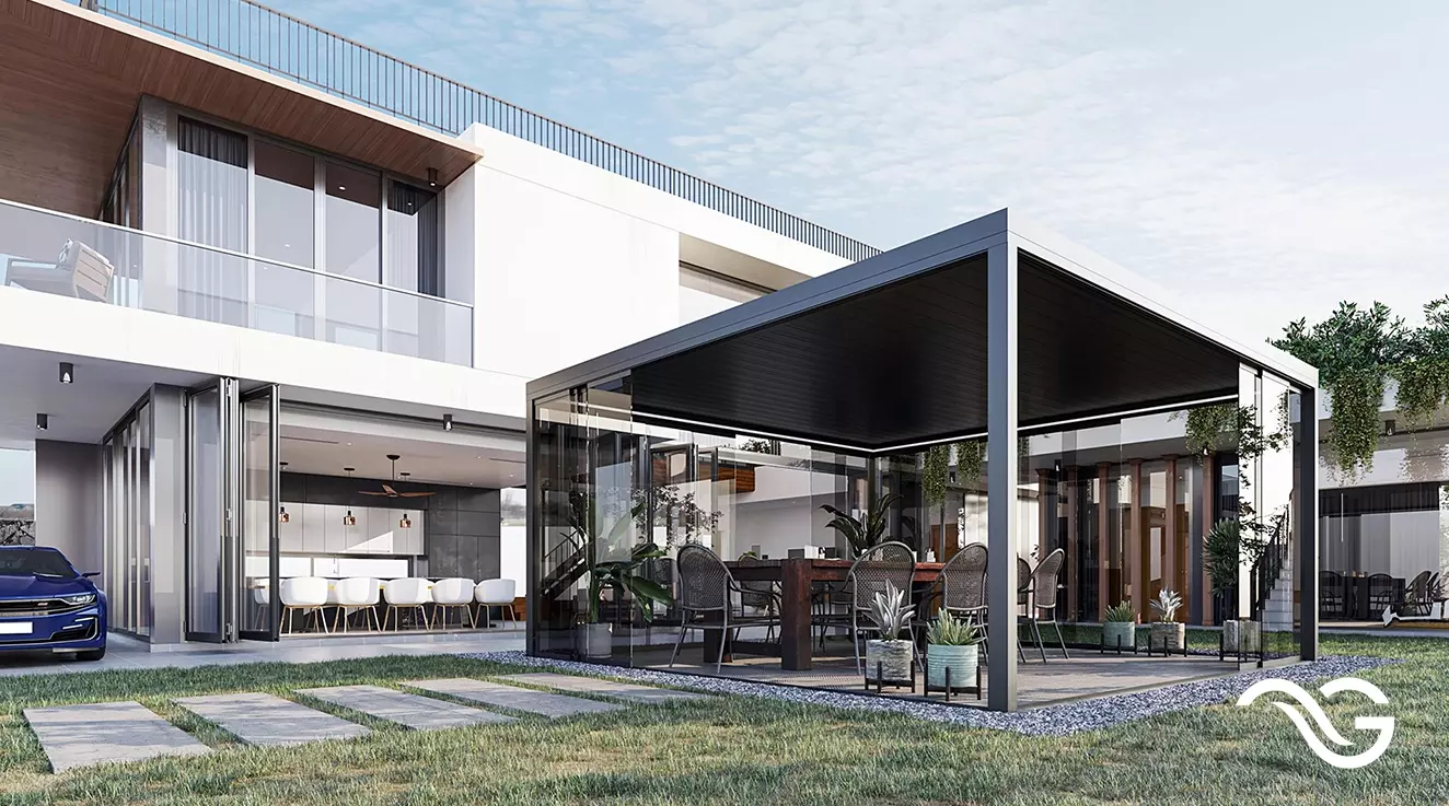 Glashaus Bioklimatik