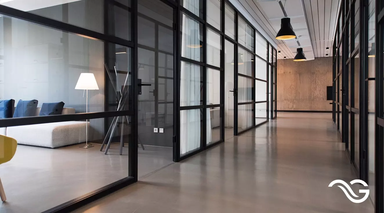 Glashaus Ofis Cam Bölme