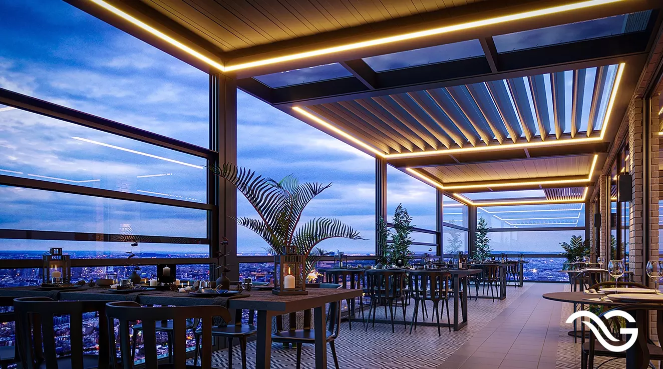 Glashaus Rolling Roof